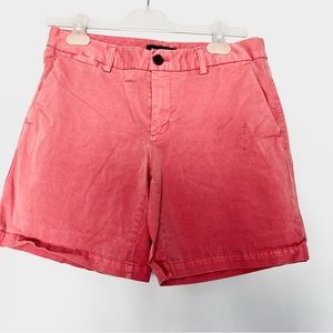 LIGHT RED KHAKI BANANA REPUBLIC SHORTS